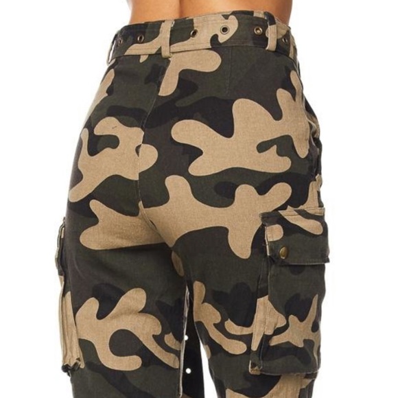 Camo Army Joggers - Picture 3 of 4